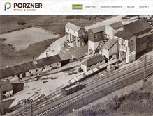 Tablet Screenshot of porzner-kies.de